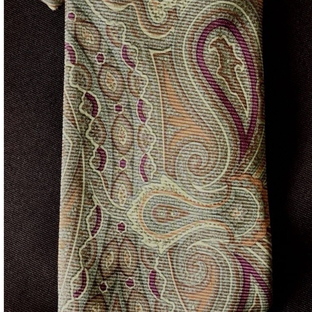 Polo Ralph Lauren Italian Silk Tie-Handmade in USA